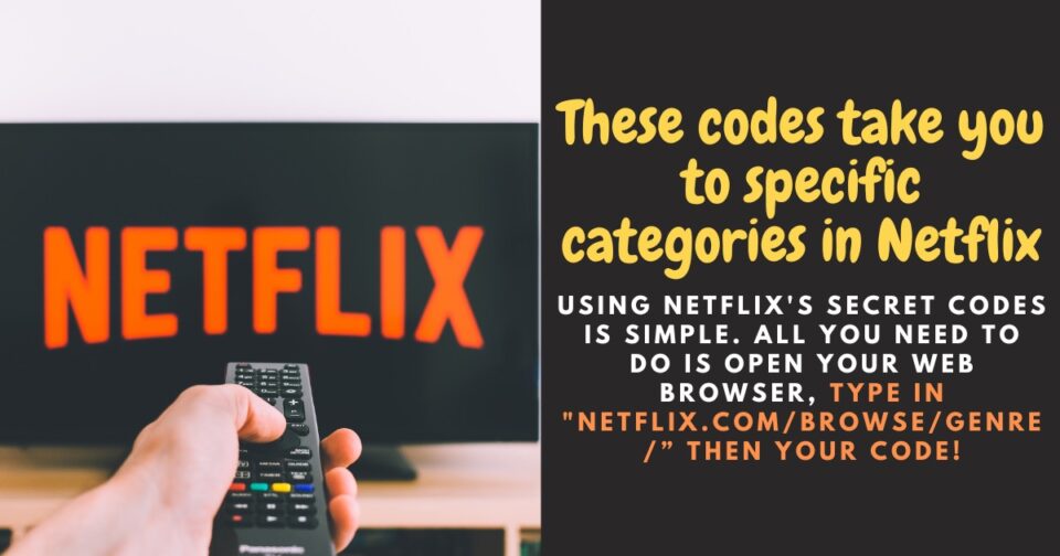Net Fly Codes Netflix Codes: Tap into the Full List of Secret Category Codes on ...