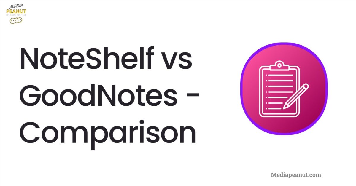 Between NoteShelf And GoodNotes: Which Excels For School & Digital ...